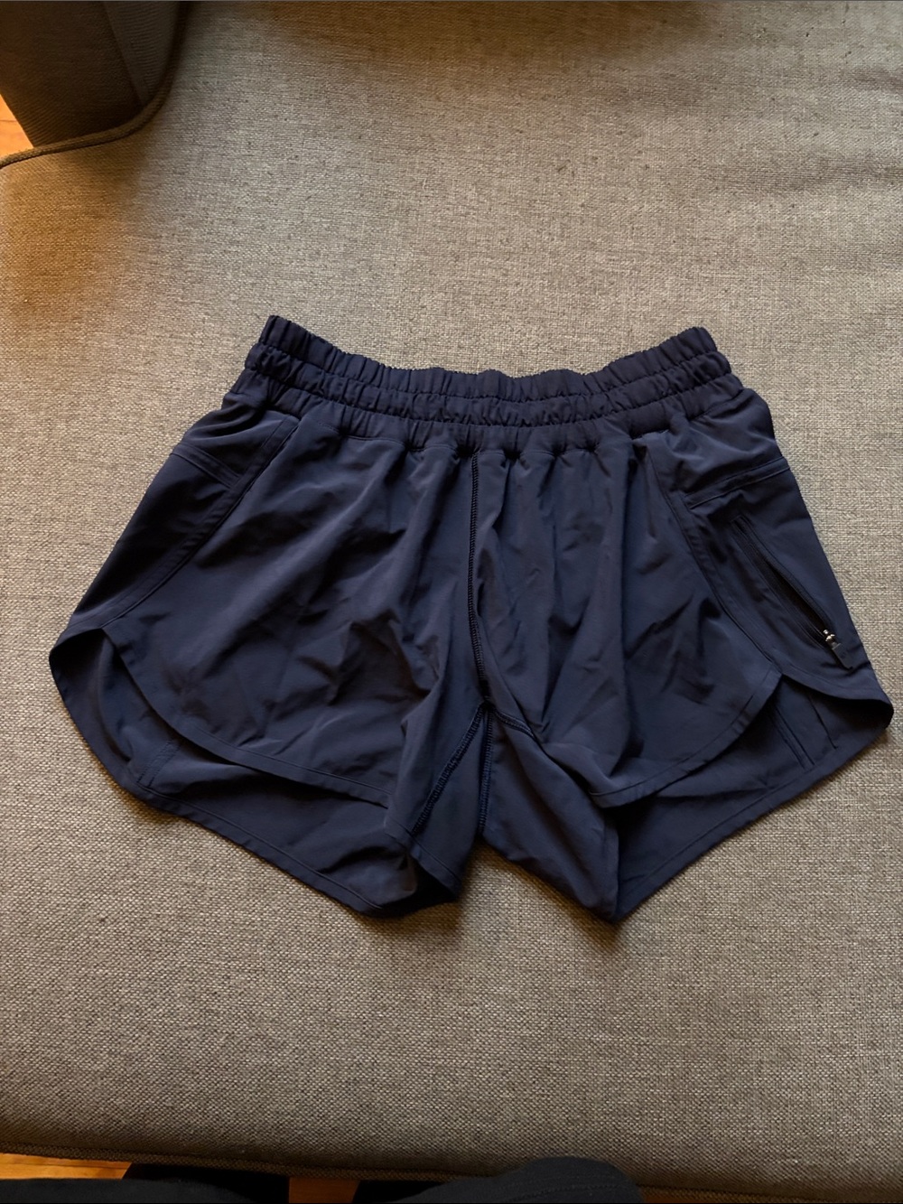 lululemon athletica Dark Navy Athletic Running Shorts